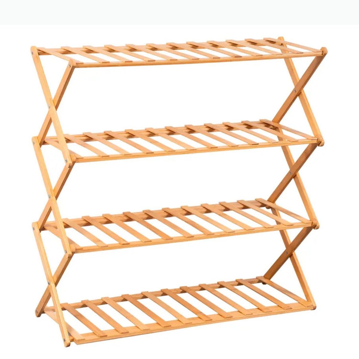 GENERICO - Estante Organizador De Zapatos Plegable 4 Niveles Zapatero