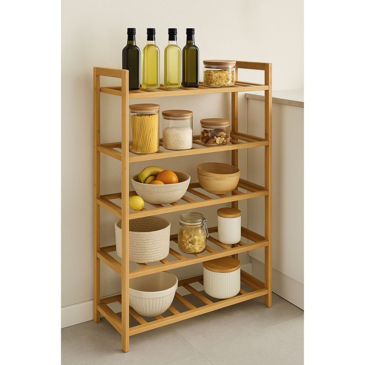 GENERICO - Estante Organizador De Zapatos Multiuso 5 Niveles Zapatero