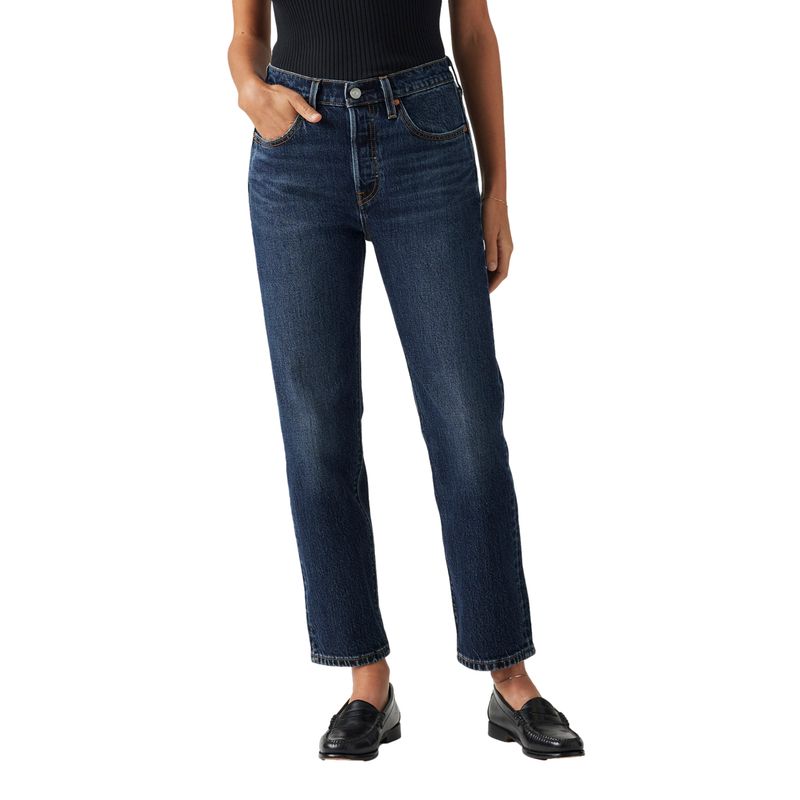 LEVIS - Jeans Mujer 501 Crop Azul Levis