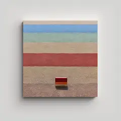 GENERICO - Pinturas Abstractas Para Decoración De Comedor 100x100 Cm