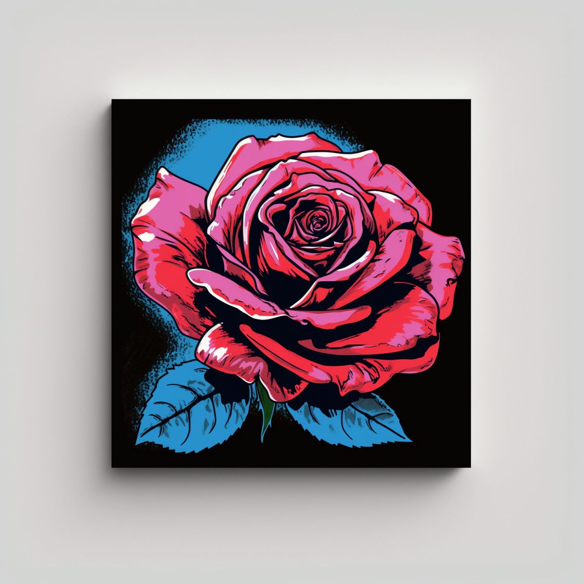 GENERICO - Composición Dinámica Al Estilo Andy Warhol 100x100 Cm