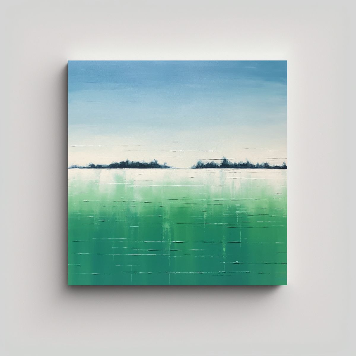 GENERICO - Pintura Minimalista En Lienzo De Alta Calidad 100x100 Cm