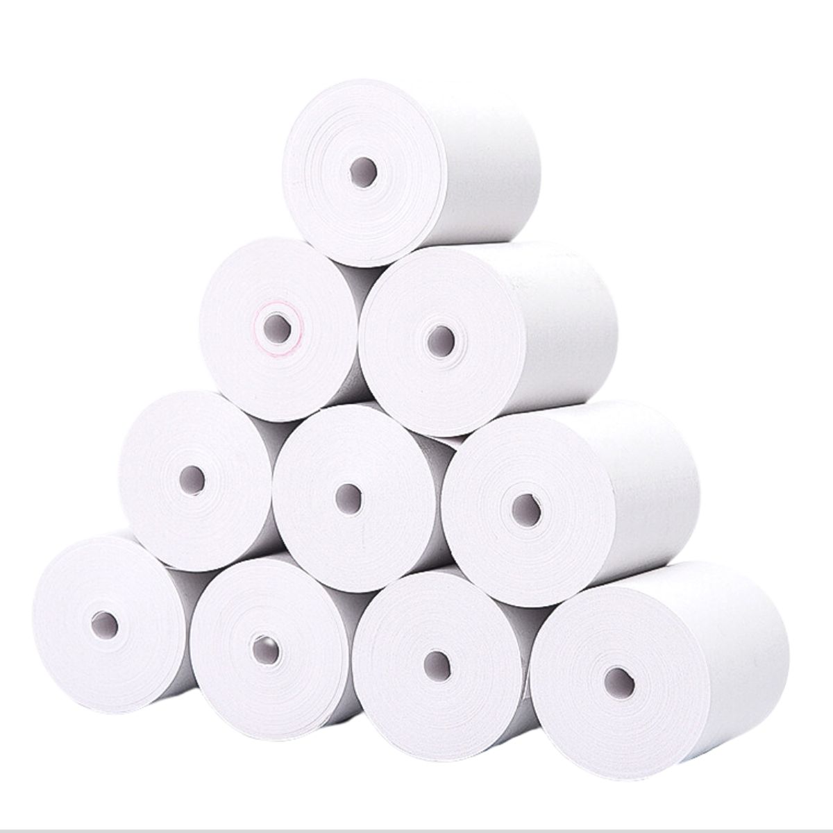 GENERICO - Caja 60 Rollos Papel Térmico 80mm X 80mm Papel Para Impresora