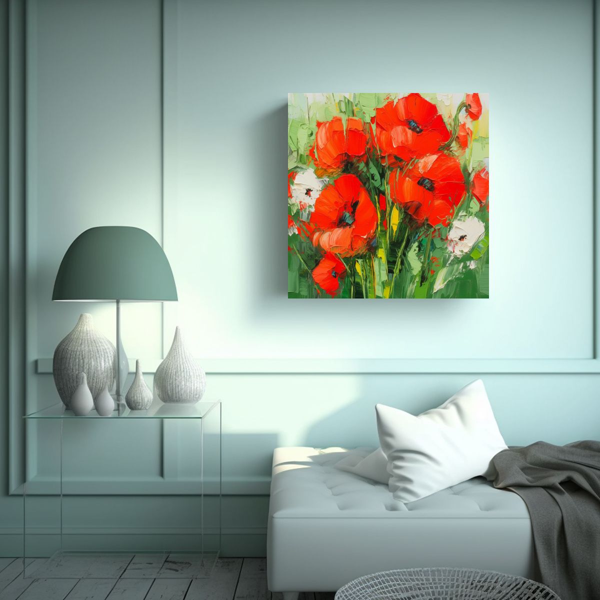 GENERICO - Pintura Decorativa En Lienzo Visión 100x100 Cm