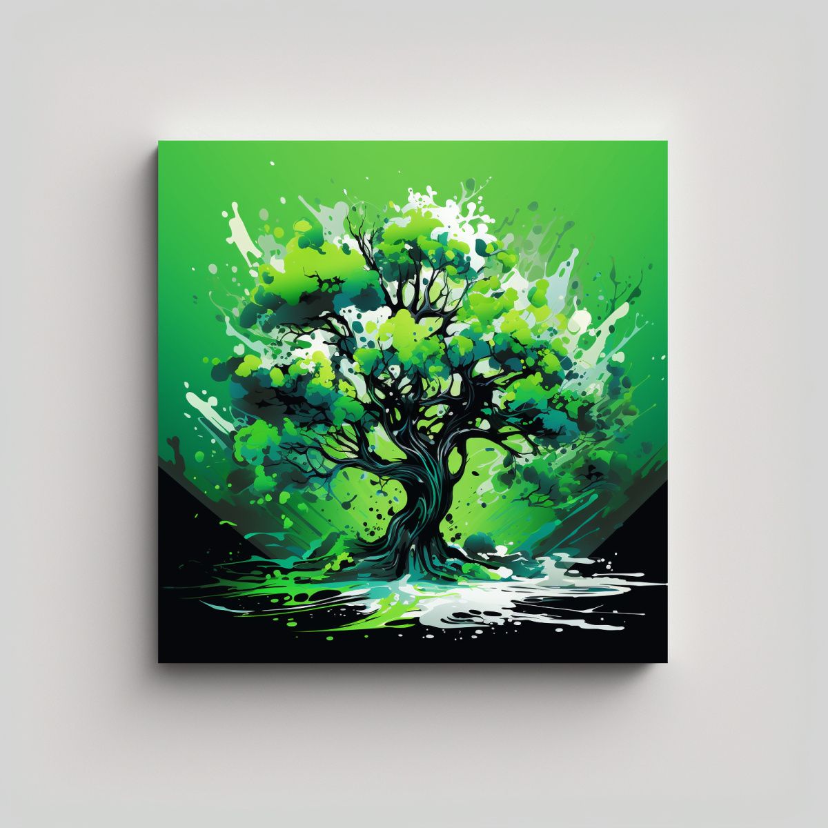 GENERICO - Pinturas De Decoración Arte Dibujo Para Cocina A 100x100 Cm