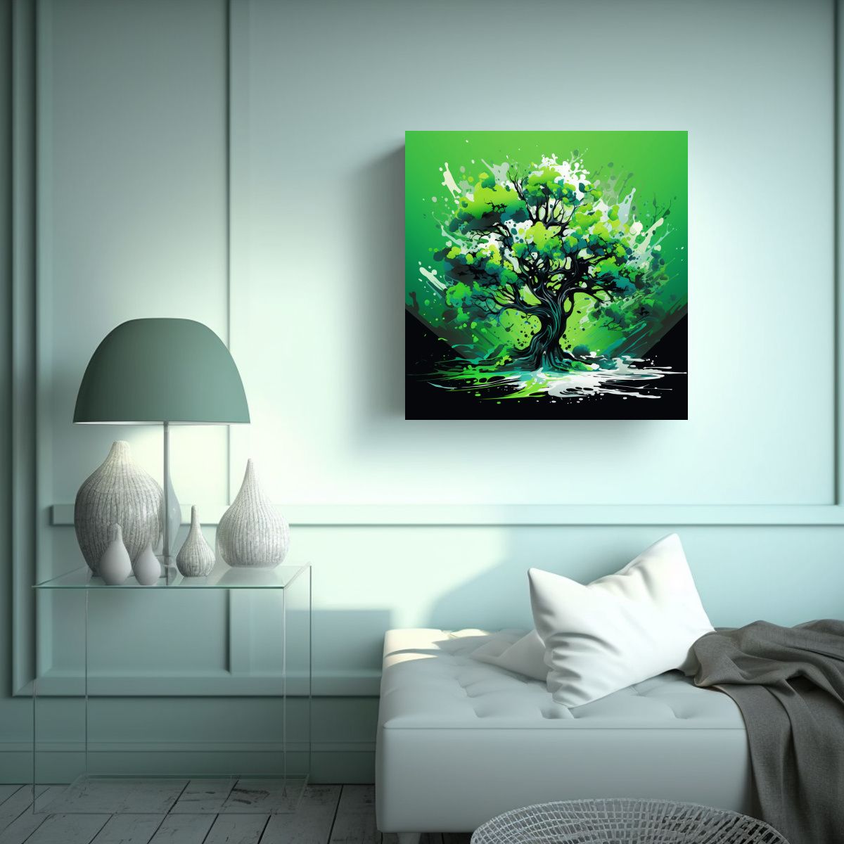 GENERICO - Pinturas De Decoración Arte Dibujo Para Cocina A 100x100 Cm