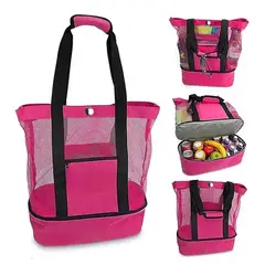 GENERICO - Bolsa Térmica Impermeable Playa Picnic + Compartimento