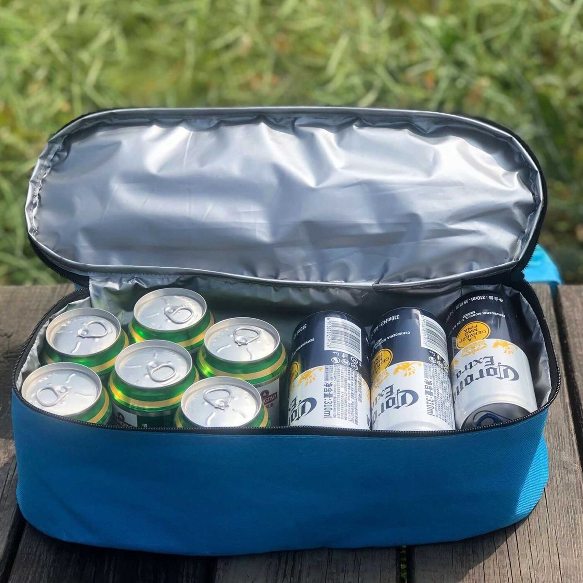 GENERICO - Bolsa Térmica Impermeable Playa Picnic + Compartimento