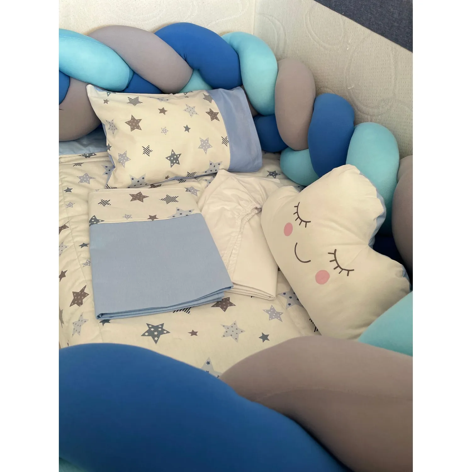 GENERICO Ajuar de Cuna Completo Cuna Colecho 55x90