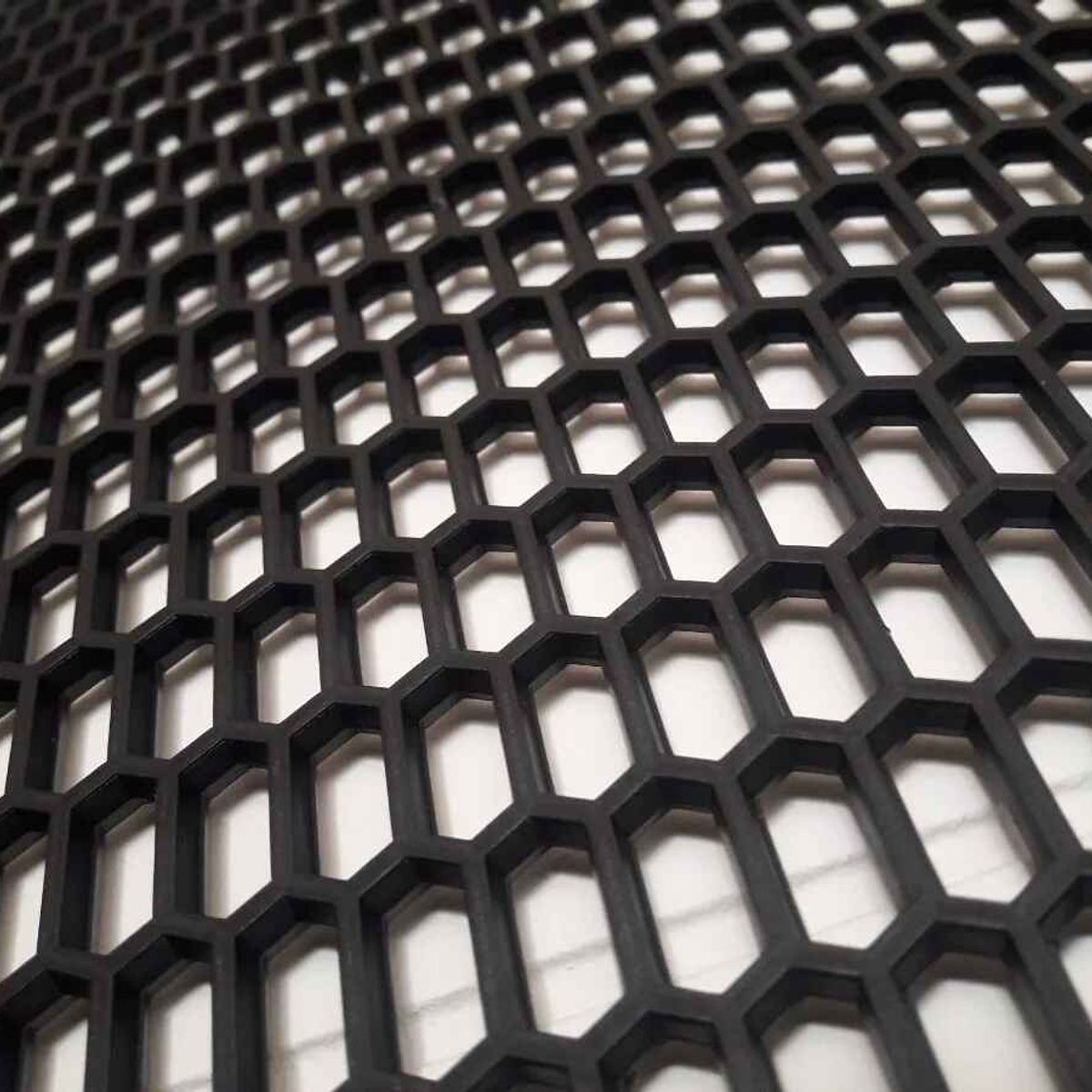 GENERICO - Malla Parachoque Negro Rejilla Tuning Auto Universal Abs