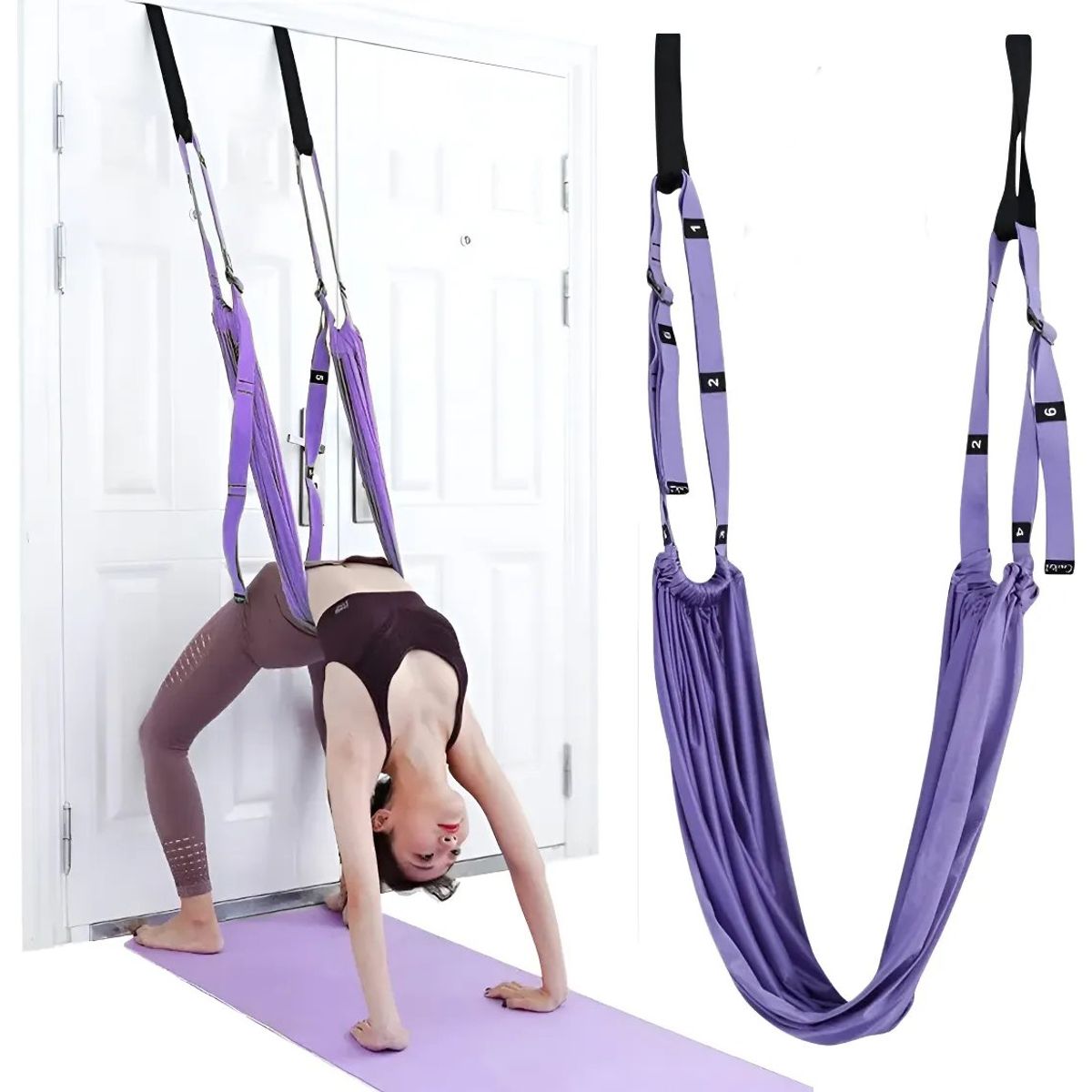 GENERICO - Columpio Yoga Aéreo Hamaca Aéreo En Puerta Para Ejercicio