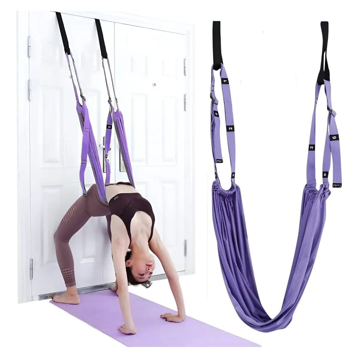 GENERICO - Columpio Yoga Aéreo Hamaca Aéreo En Puerta Para Ejercicio