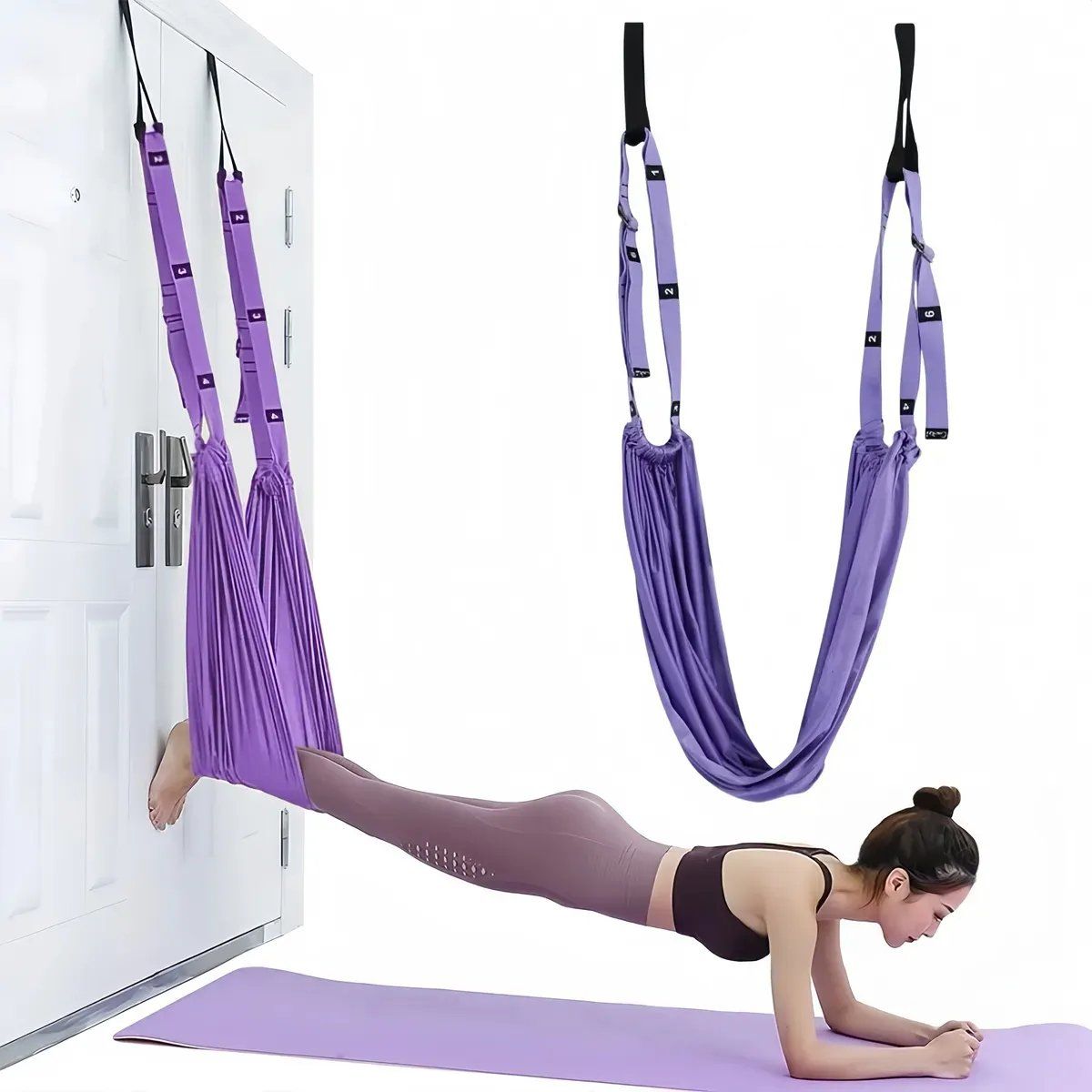 GENERICO - Columpio Yoga Aéreo Hamaca Aéreo En Puerta Para Ejercicio