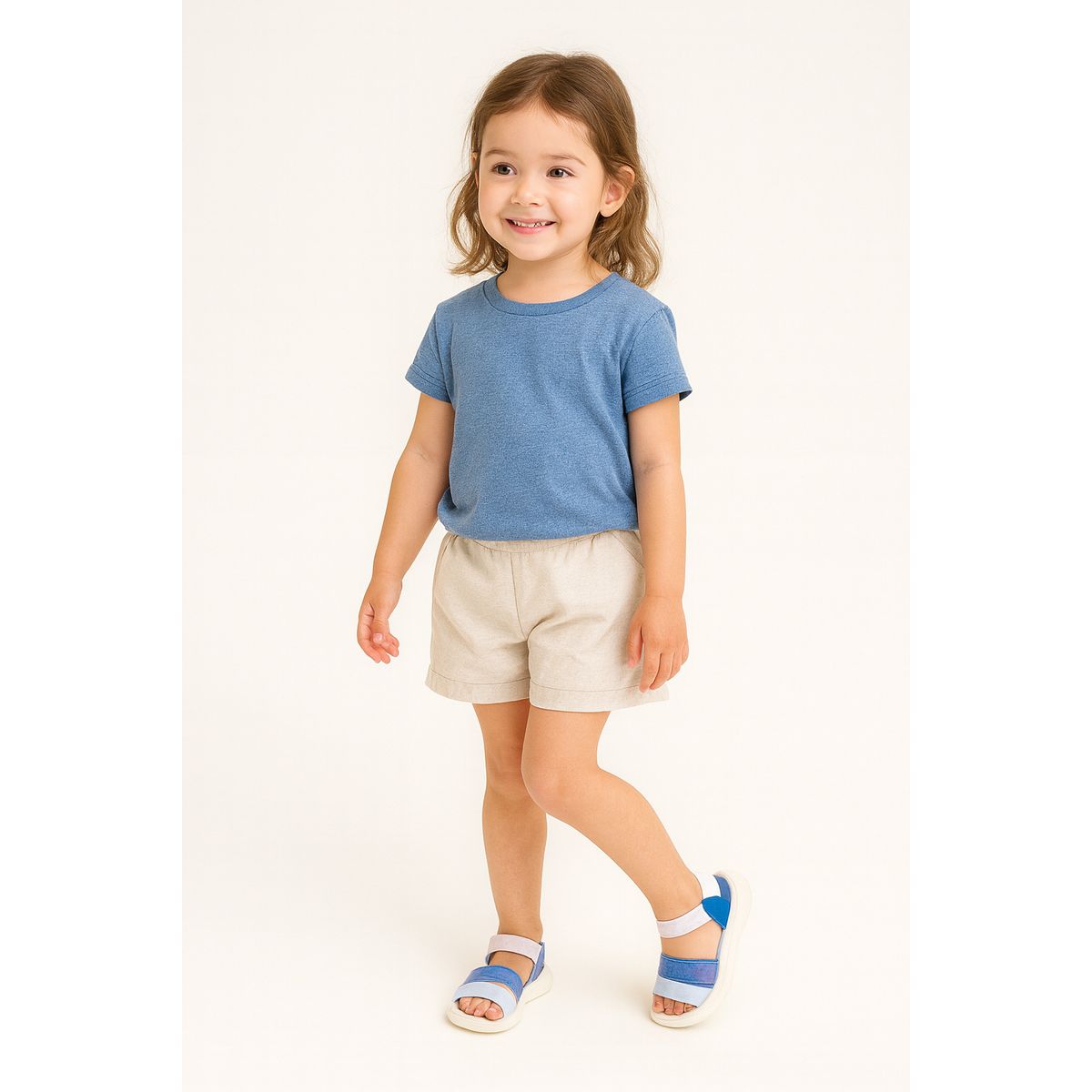 KIBOU - Sandalias infantiles verano colores pastel niña