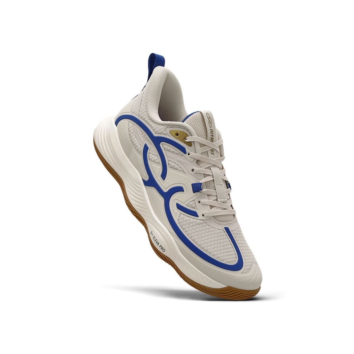 OLYMPIKUS - Zapatilla Voleibol Hombre Quadra BR1 Blanco/Azul