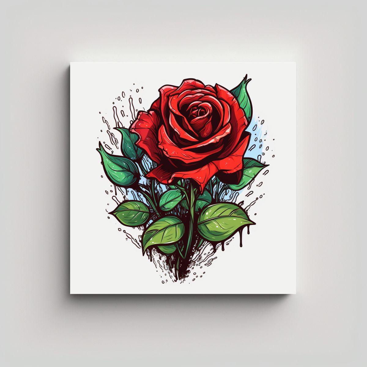 GENERICO - Arte Lineal De Época En Camiseta Fondo 100x100 Cm