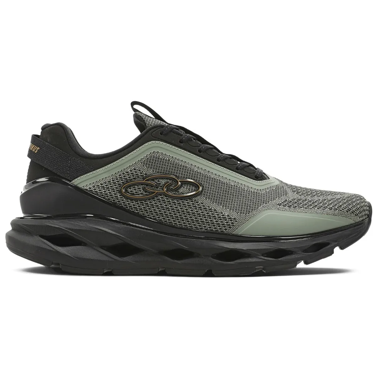 OLYMPIKUS - Zapatilla Hombre Beats Verde Militar/Negro