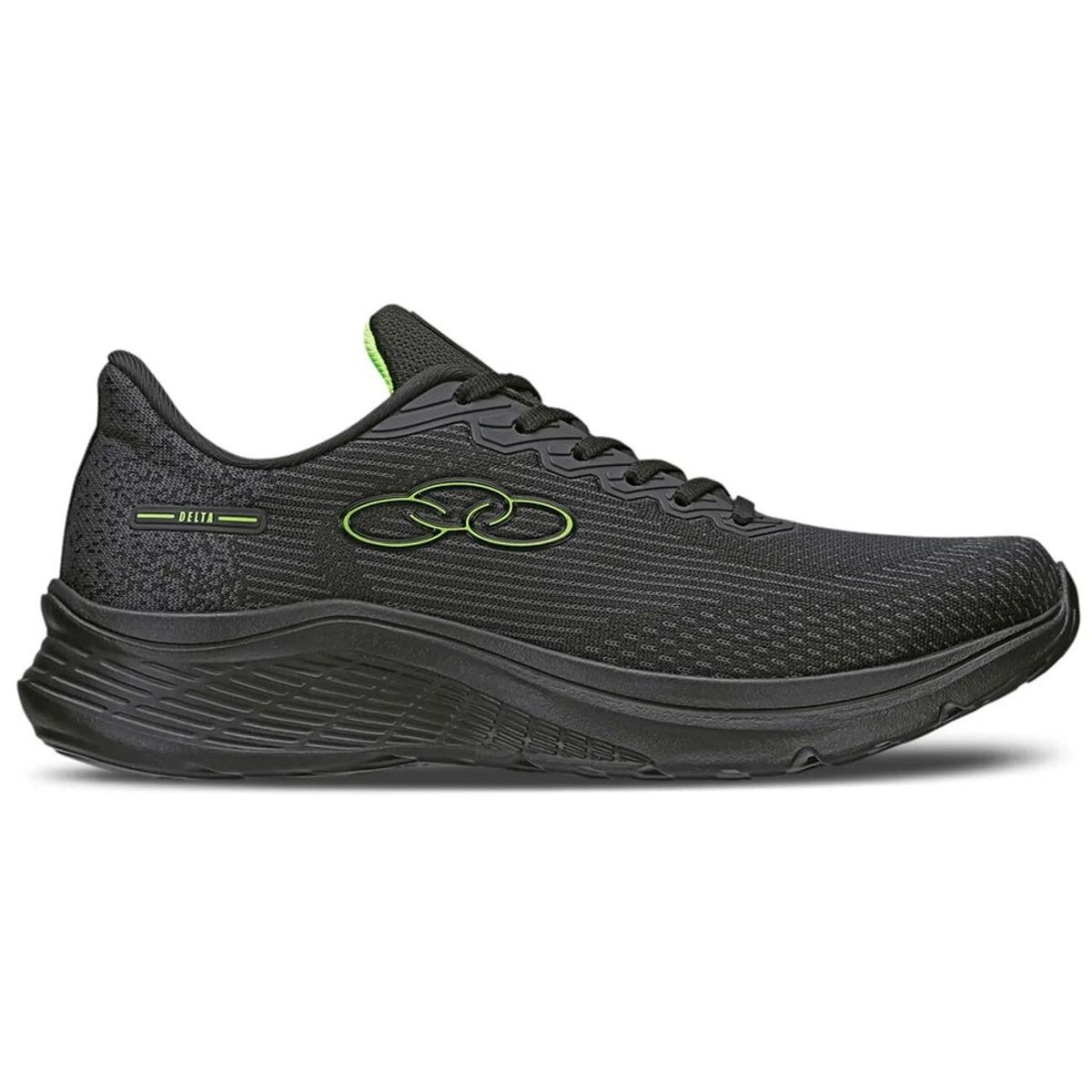 OLYMPIKUS - Zapatilla Mujer Delta Negra/Verde