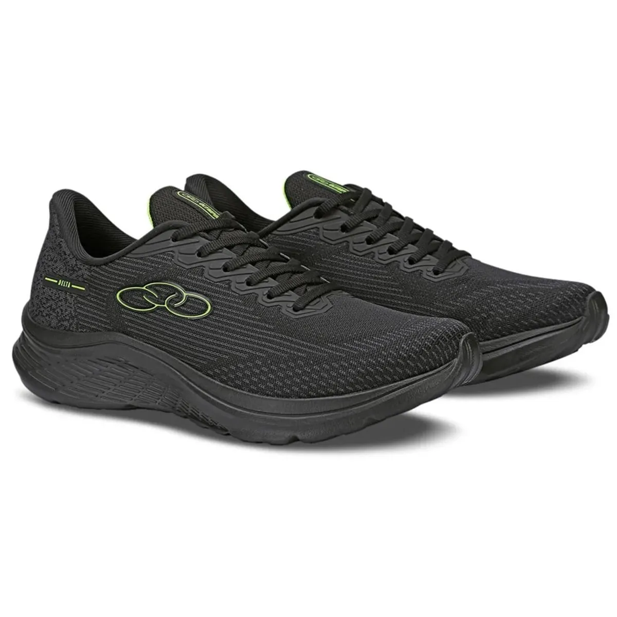 OLYMPIKUS - Zapatilla Mujer Delta Negra/Verde