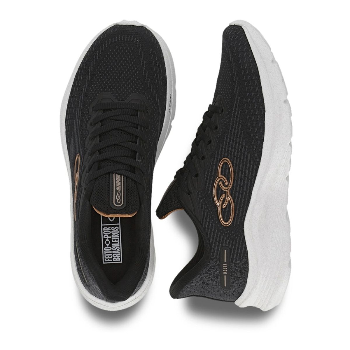 OLYMPIKUS - Zapatilla Mujer Delta Negra/Gris