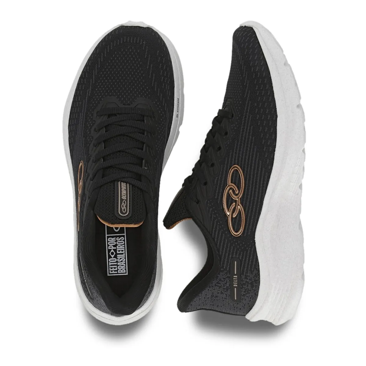 OLYMPIKUS - Zapatilla Mujer Delta Negra/Gris