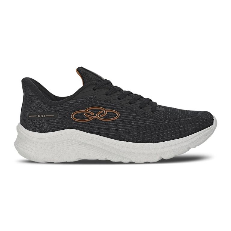 Zapatilla Mujer Delta Negra/Gris