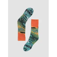 KAYA UNITE - Calcetines Print Humedal Naranjo