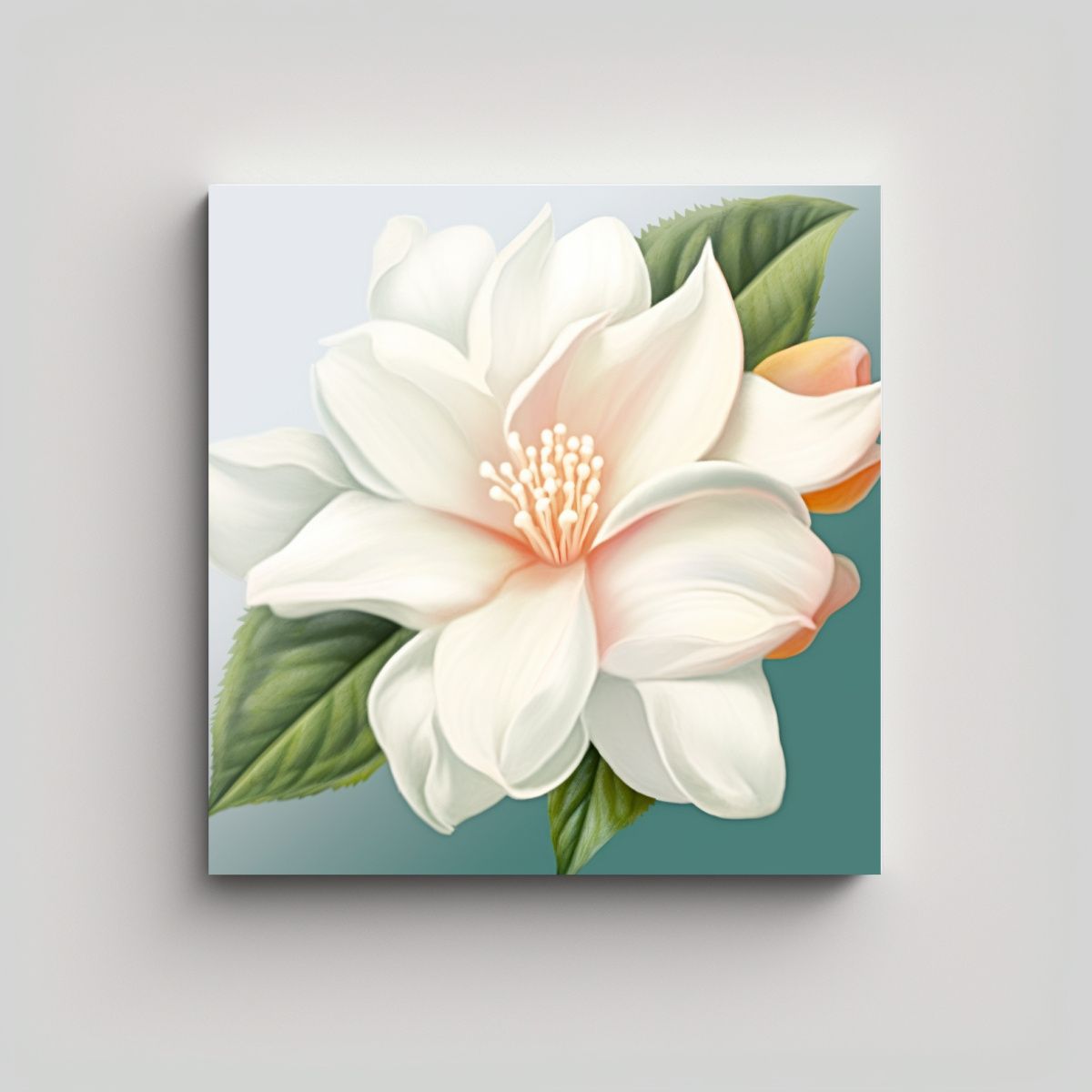 GENERICO - Composición Mágica De Flor De Jazmín En 100x100 Cm