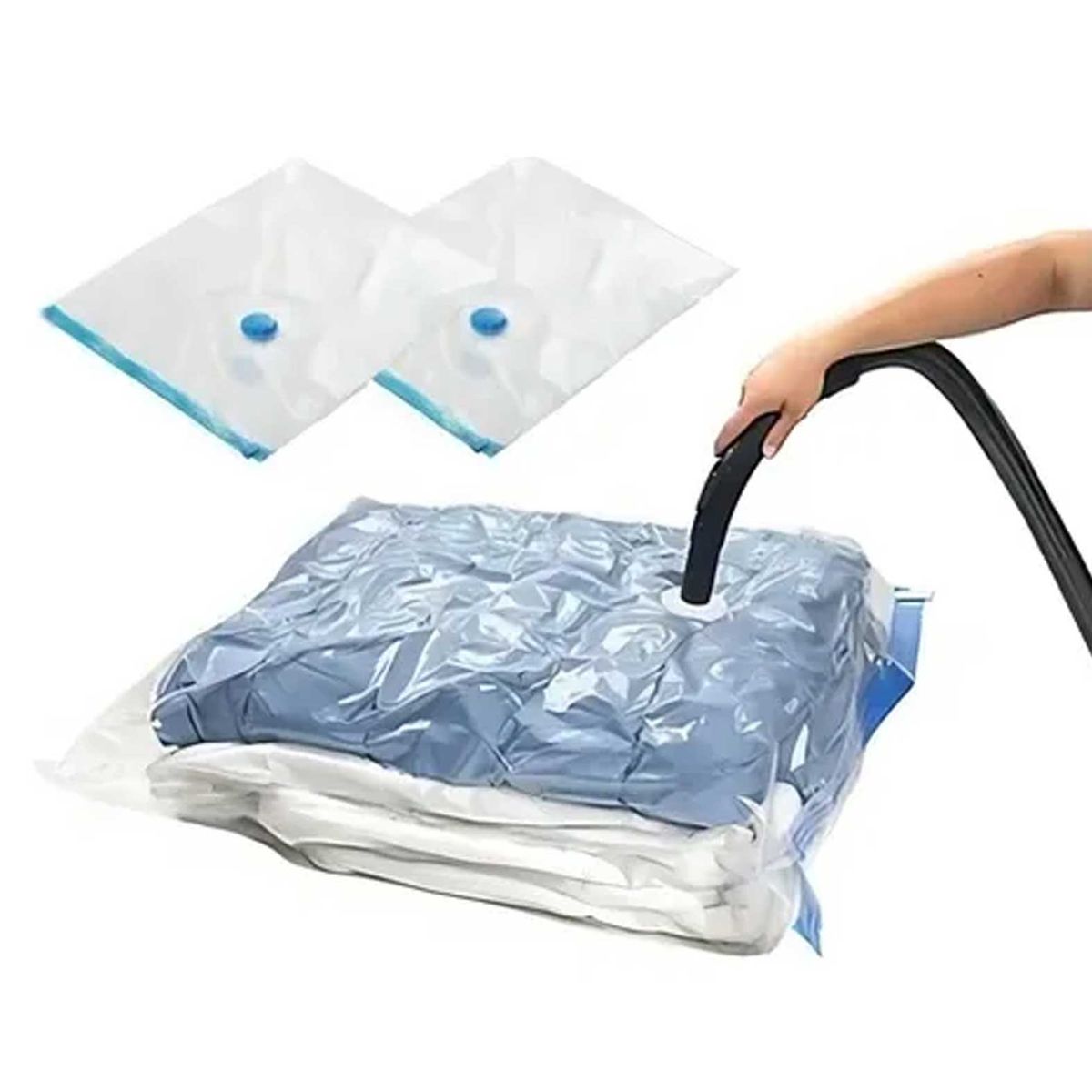 GENERICO - Pack 4 Bolsas al Vacío 60x80cm Ropa Edredones Ahorra Espacio