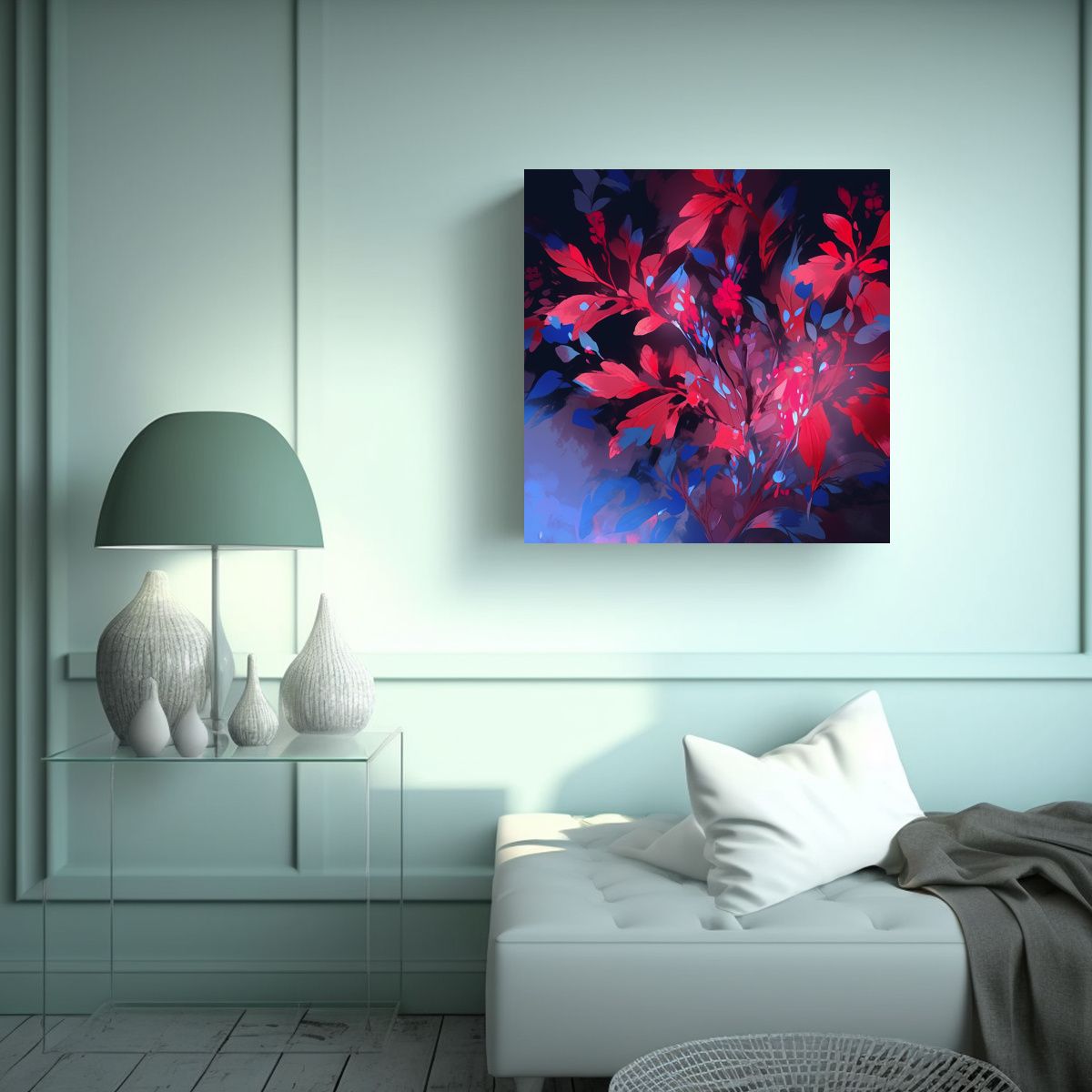 GENERICO - Pinturas Decorativas De Estilo Neonoir En 100x100 Cm