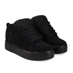 DC SHOES - Zapatilla Mujer Court Graffik Plataforma Negro DC