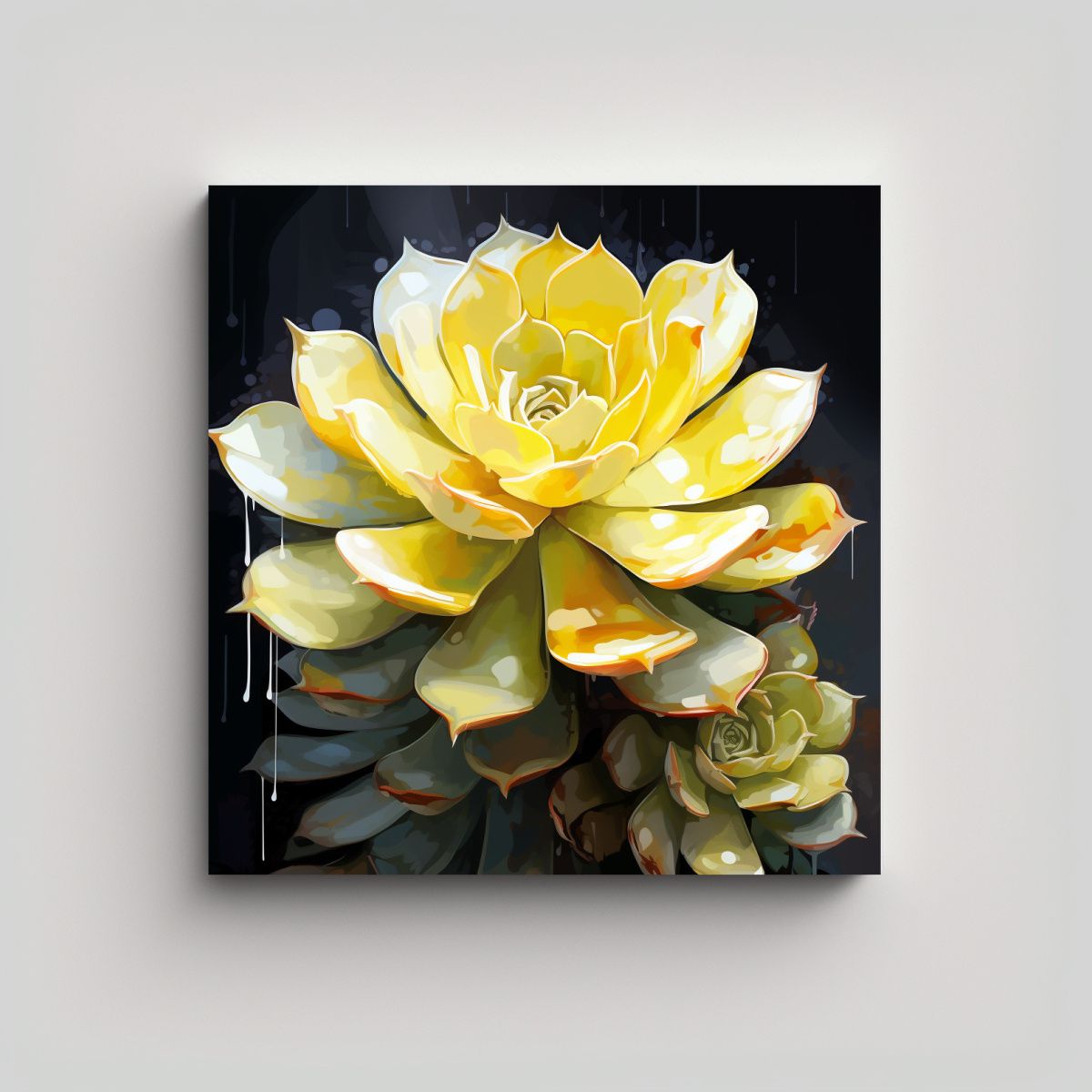 GENERICO - Arte Alta Calidad Impresionante Plantas 100x100 Cm