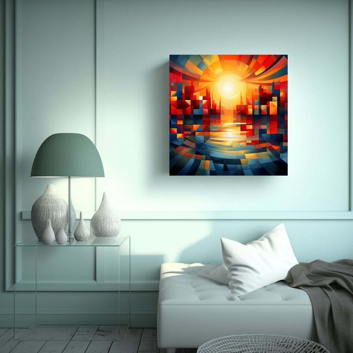 GENERICO - Cuadro Fotografía Formación Aliyun 7002472425 100x100 Cm