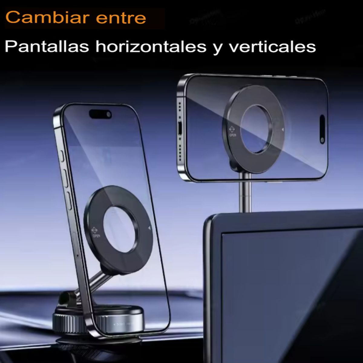 GENERICO - Soporte Magnético Celular 360° Plegable Magsafe Ajustable