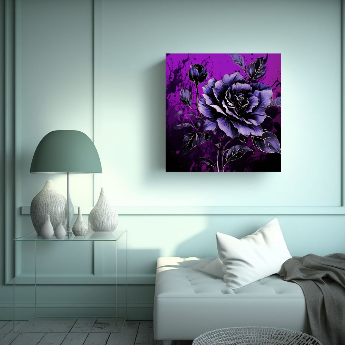 GENERICO - Pintura De Arte De Pared En Tela Sublimada En 100x100 Cm