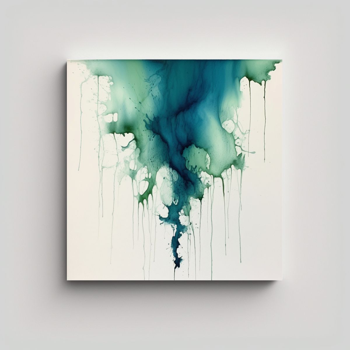 GENERICO - Pintura Moderna Estilo Minimalista Arte Fluido 100x100 Cm