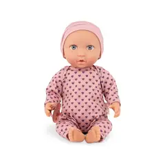 LULLABABY - Muñeca con pijama rosa con corazones y gorro