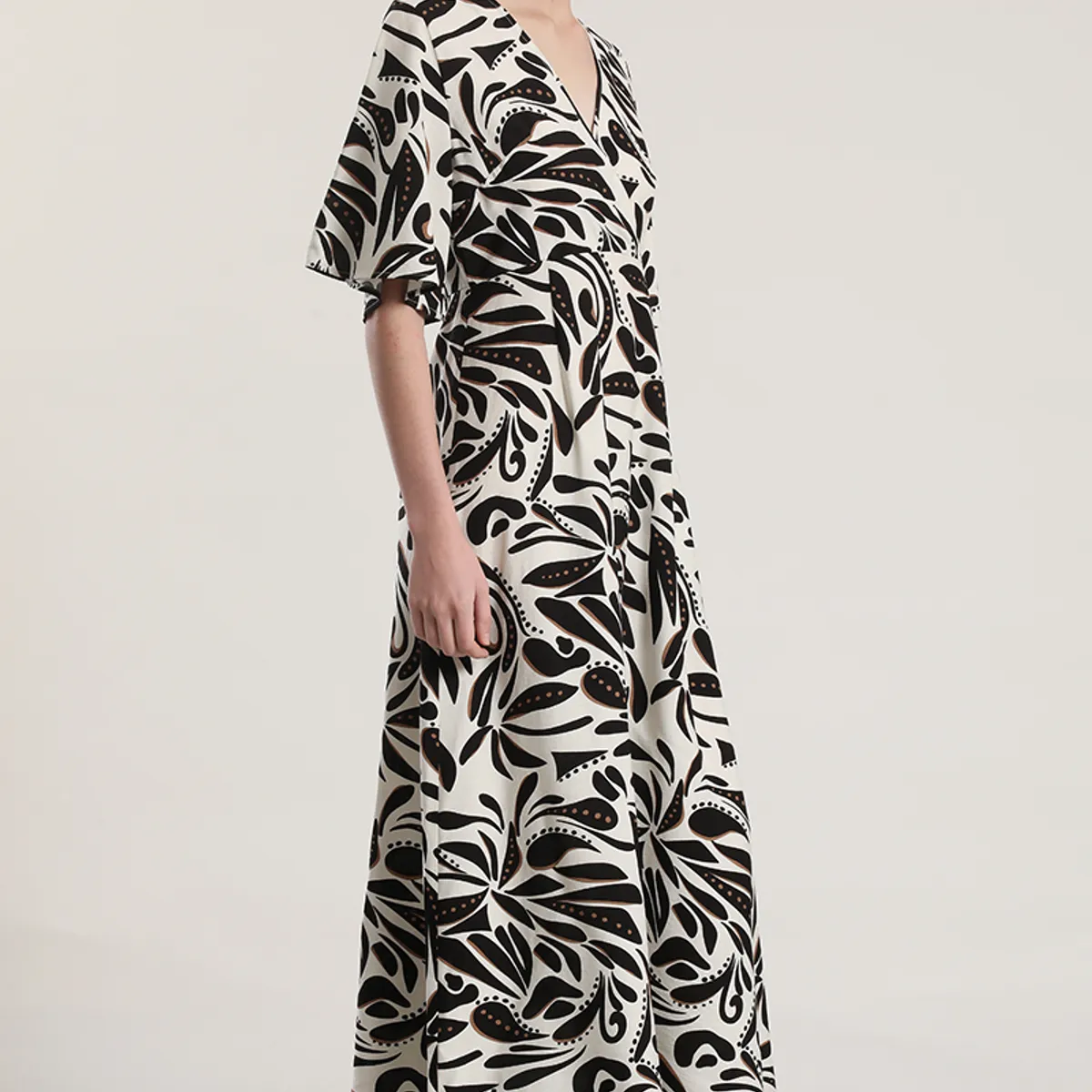 LIOLA - Vestido maxi Liola mujer negro