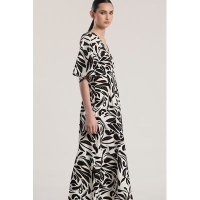 Imagen 2 del producto Vestido maxi mujer negro