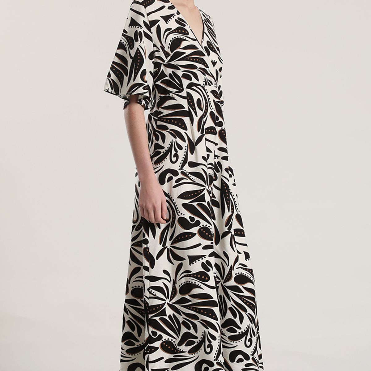 LIOLA - Vestido maxi Liola mujer negro