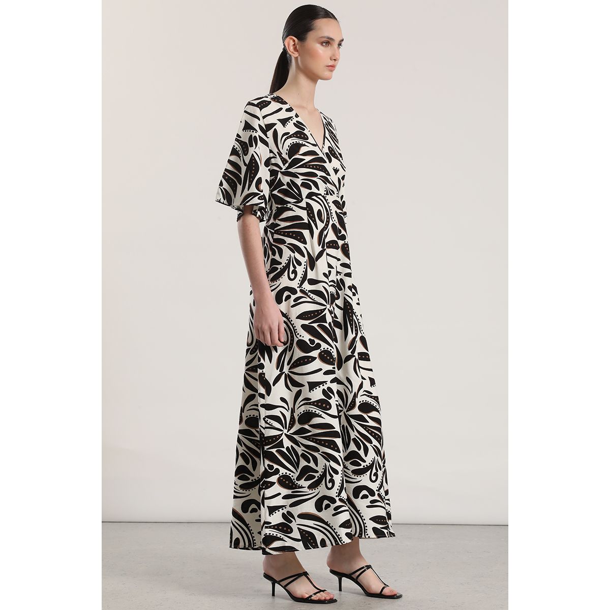 LIOLA - Vestido maxi Liola mujer negro