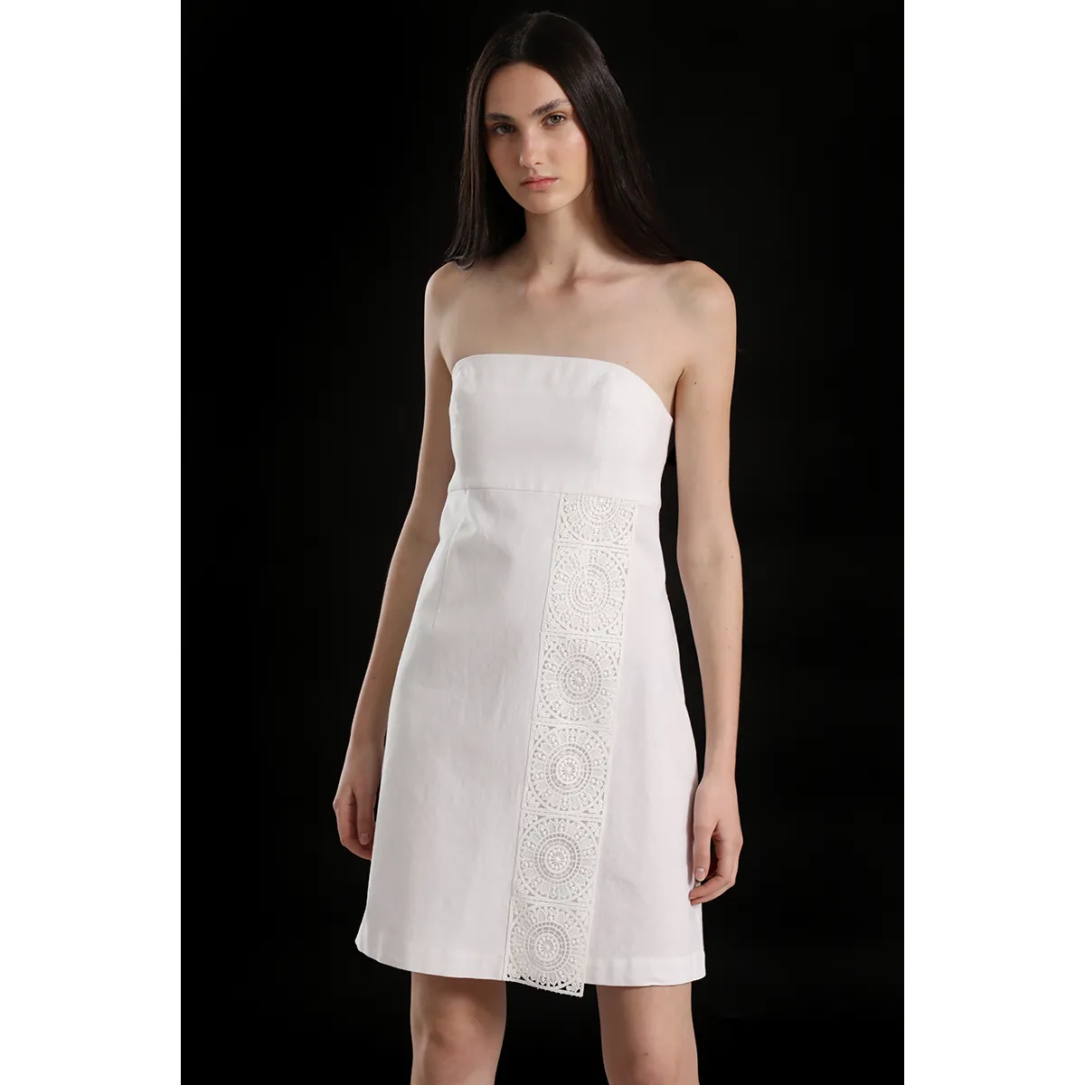 LIOLA - Vestido lino Liola mujer crudo