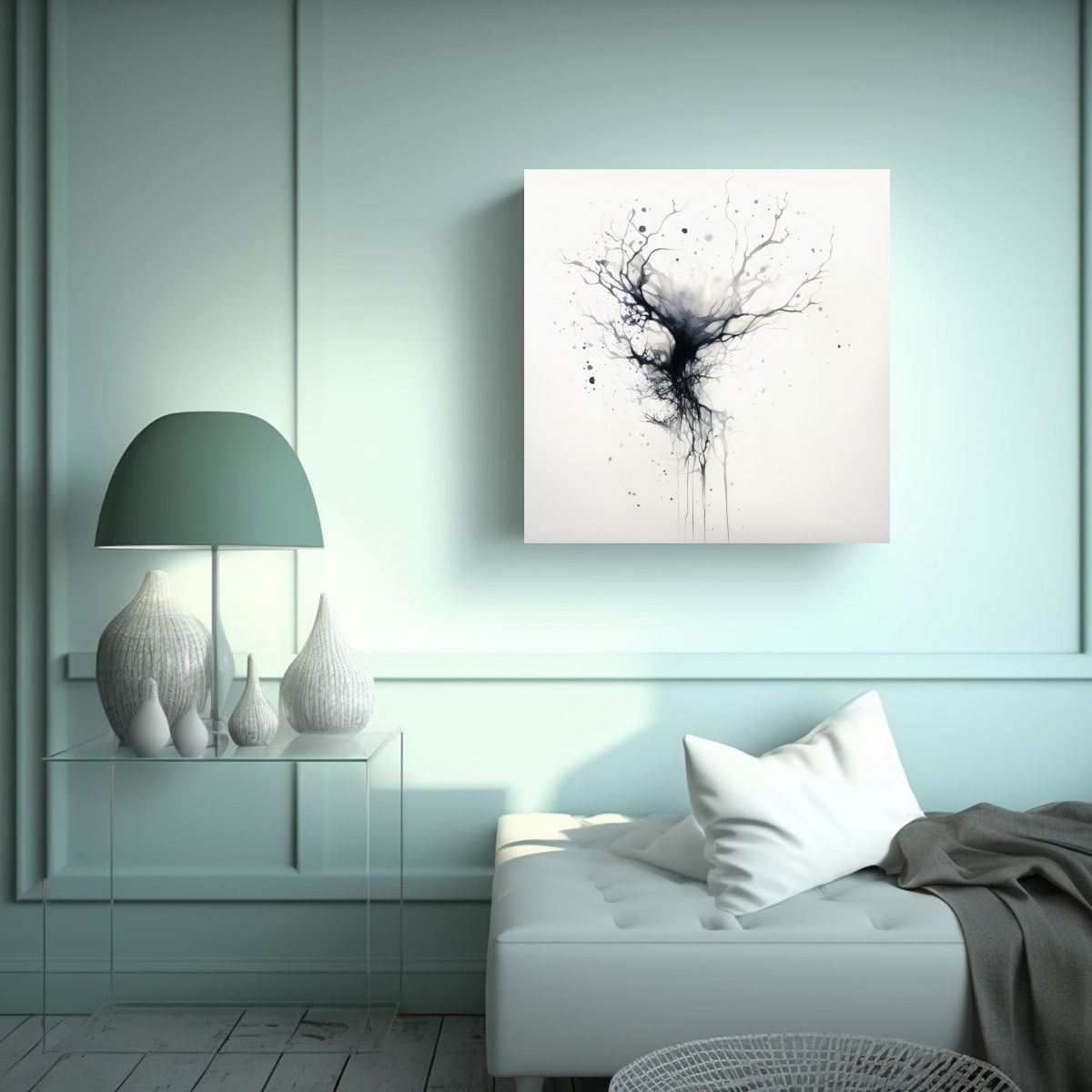 GENERICO - Pintura Decorativa De Lienzo Con Estilo 100x100 Cm