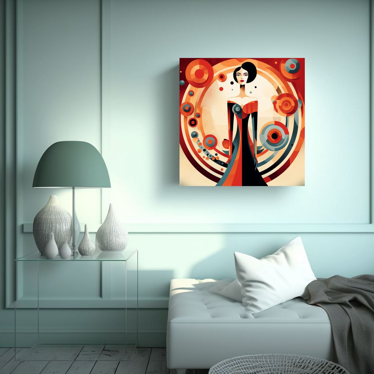 GENERICO - Pintura Decorativa De Arte Creativo Sobre El 100x100 Cm