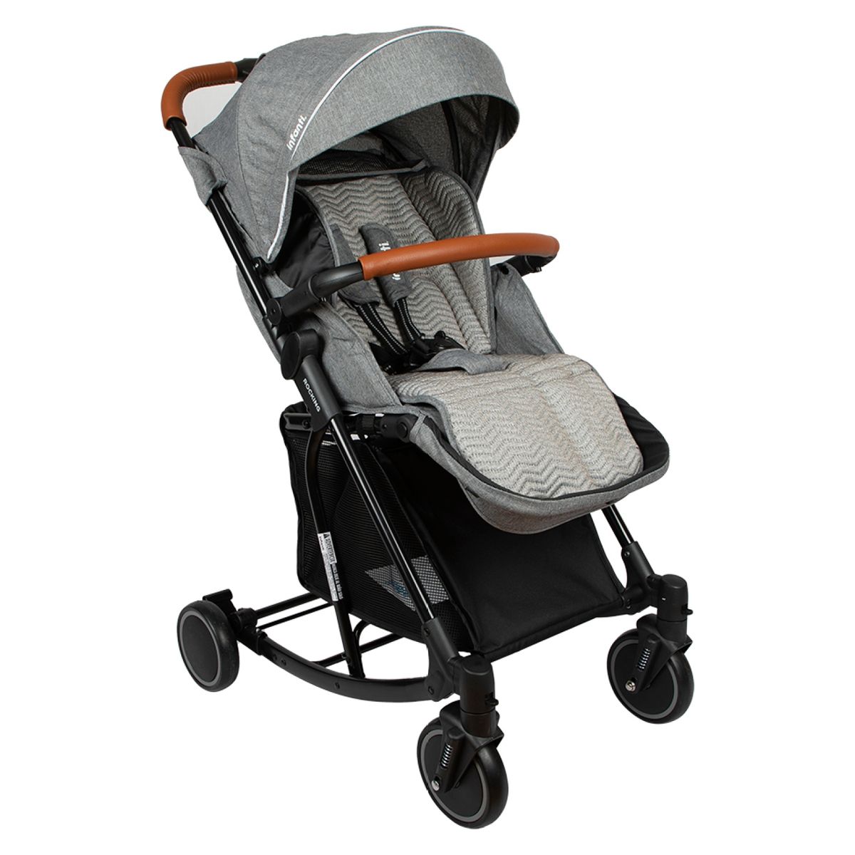 INFANTI - Coche de Paseo Rocking Grey Infanti