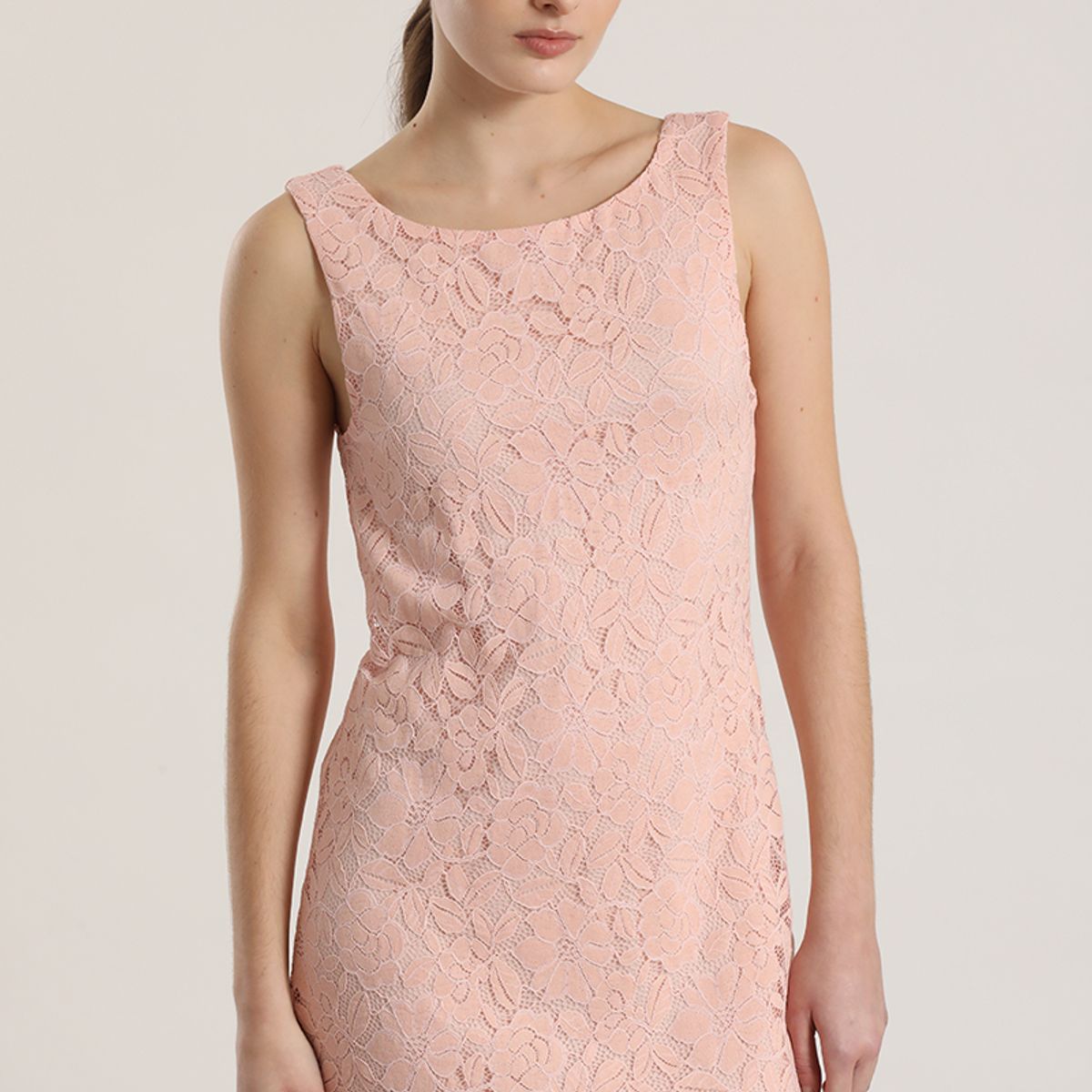 LIOLA - Vestido encaje Liola mujer rosa