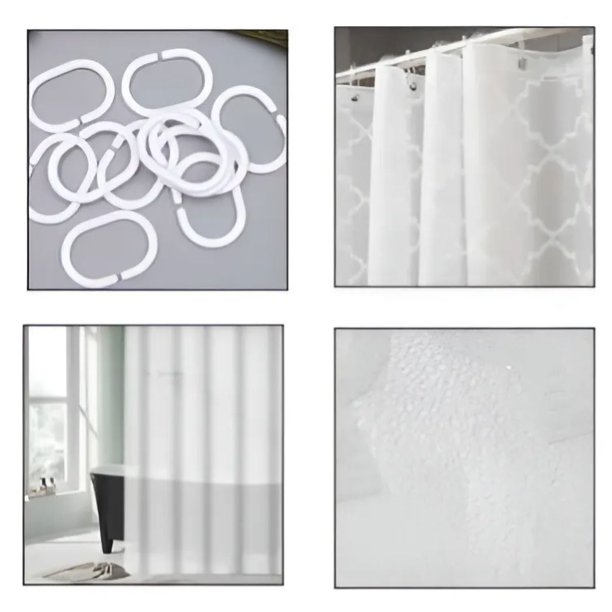 GENERICO - Cortina De Baño 180X180Cm