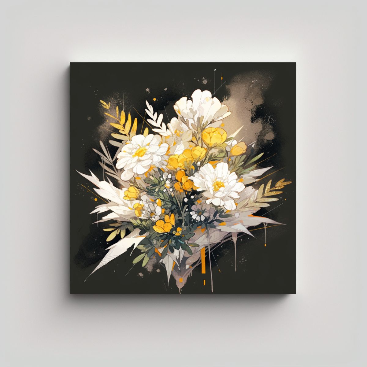 GENERICO - Pintura De Pared Estilo Expresión Linda En 100x100 Cm