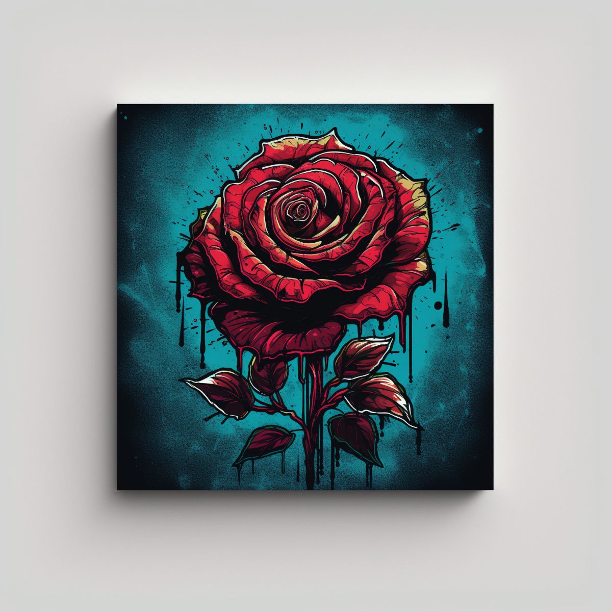 GENERICO - Composición Vaporpunk De Belleza Natural Con 100x100 Cm