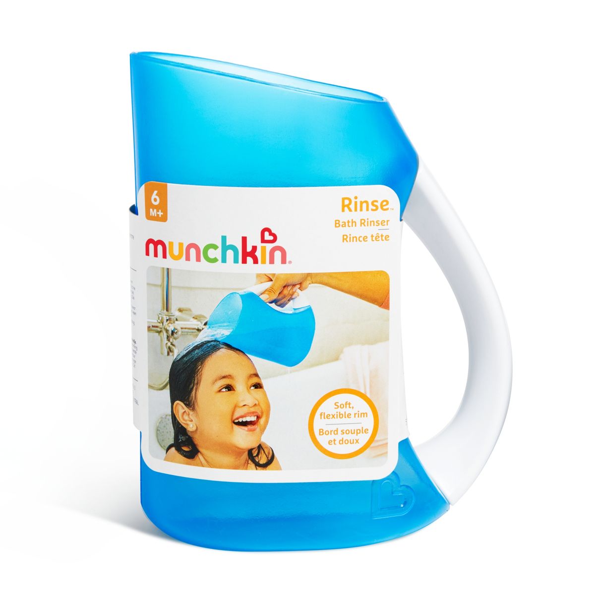MUNCHKIN - Jarro De Enjuague Baño Celeste Munchkin